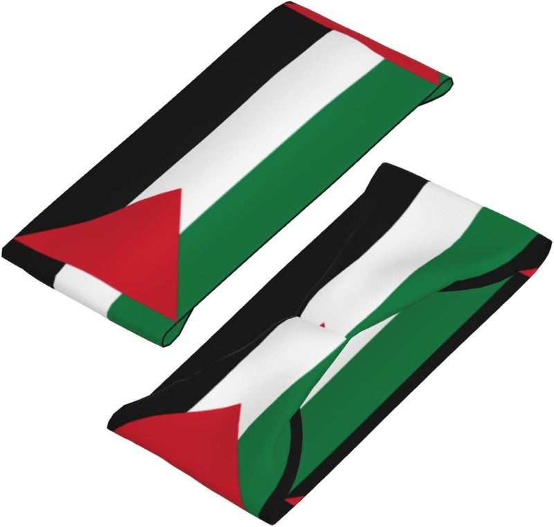AKMCBSH National Flags Sports Sweatband Head Bands for Women Men - Moisture-Wicking Non-Slip Headband for Running Yoga Workout Fitness and Gym - Image 2
